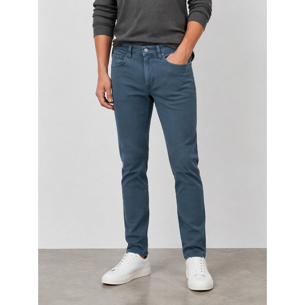 Rag & Bone Standard Issue Fit 2 Slim Coated Navy Jeans Mens 34x29